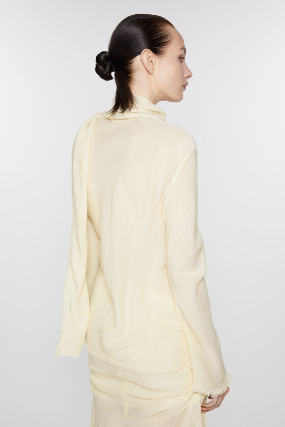 (image for) Eco-Conscious Crepe scarf blouse